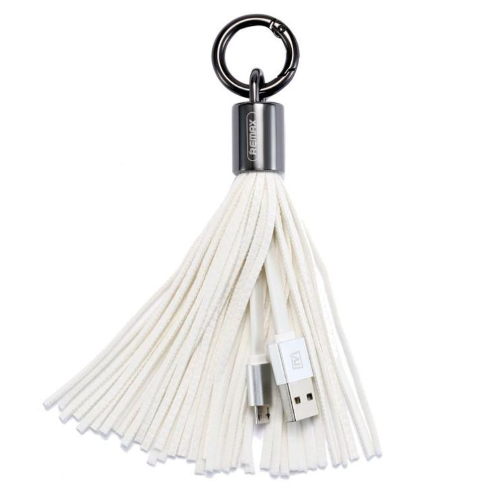کابل شارژ اندروید ریمکس مدل Tassels Ring طول 20 سانتی‌متر Remax
